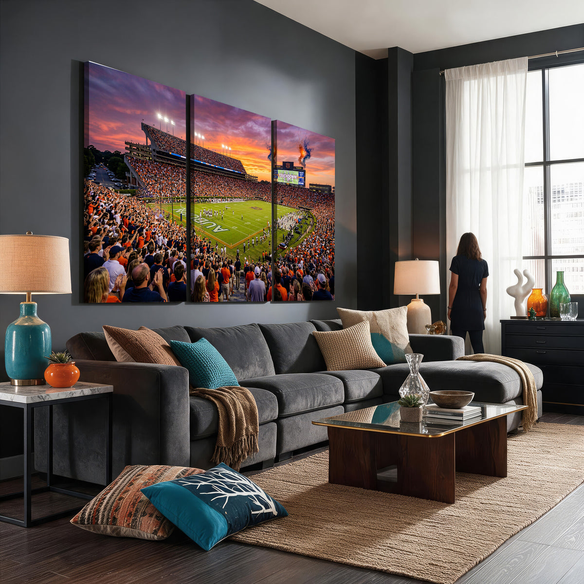 77756715-MGV-CV-36X24 - Stadium Wall Art Canvas Print