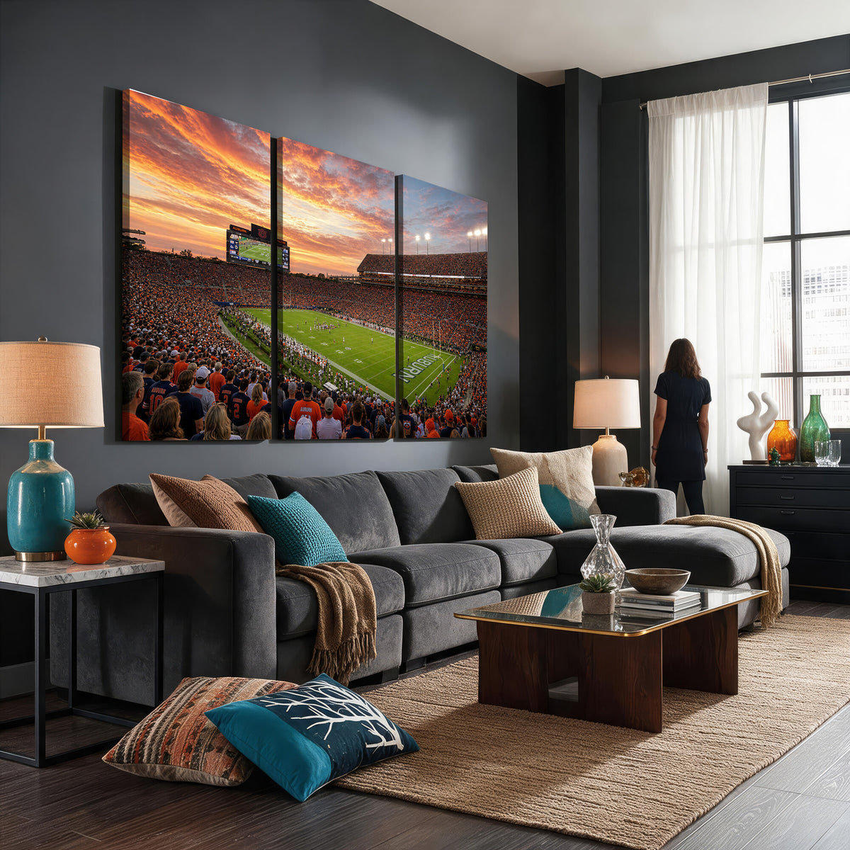 28631591-MGV-CV-36X24 - Stadium Wall Art Canvas Print
