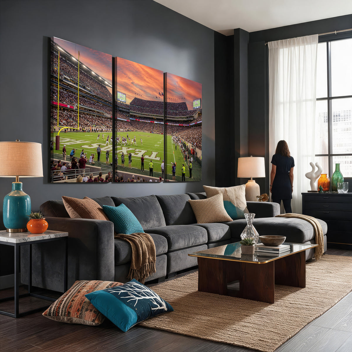 80055809-MGV-CV-36X24 - Stadium Wall Art Canvas Print