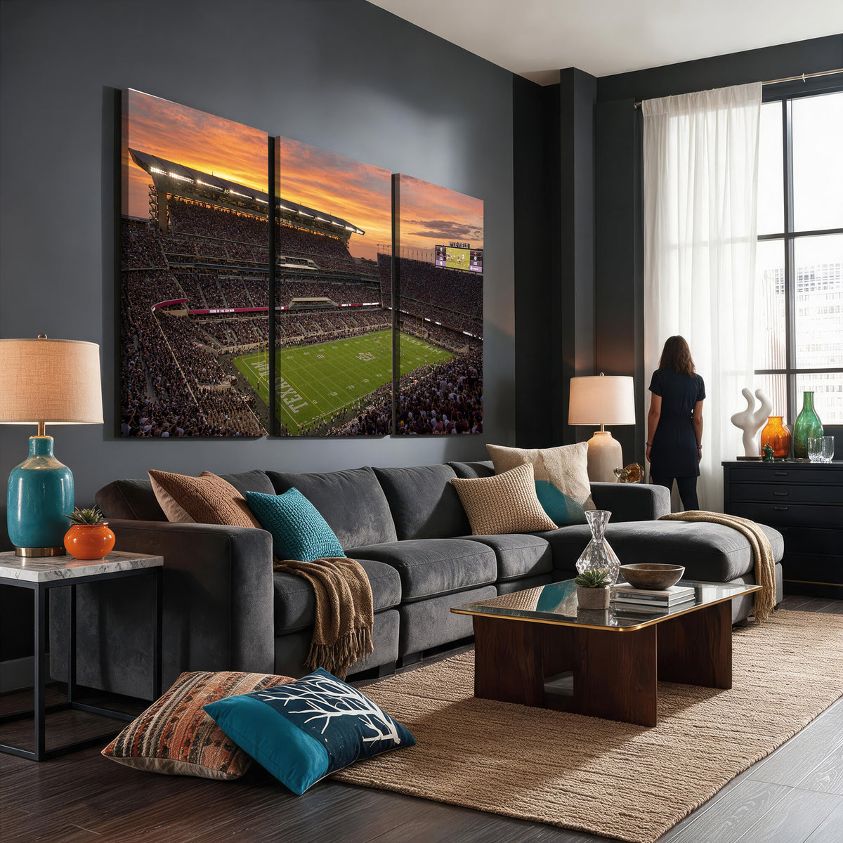 77401853-MGV-CV-36X24 - Stadium Wall Art Canvas Print