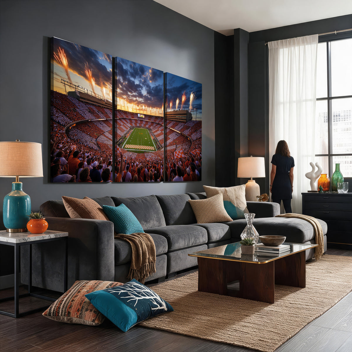 29672818-MGV-CV-36X24 - Stadium Wall Art Canvas Print