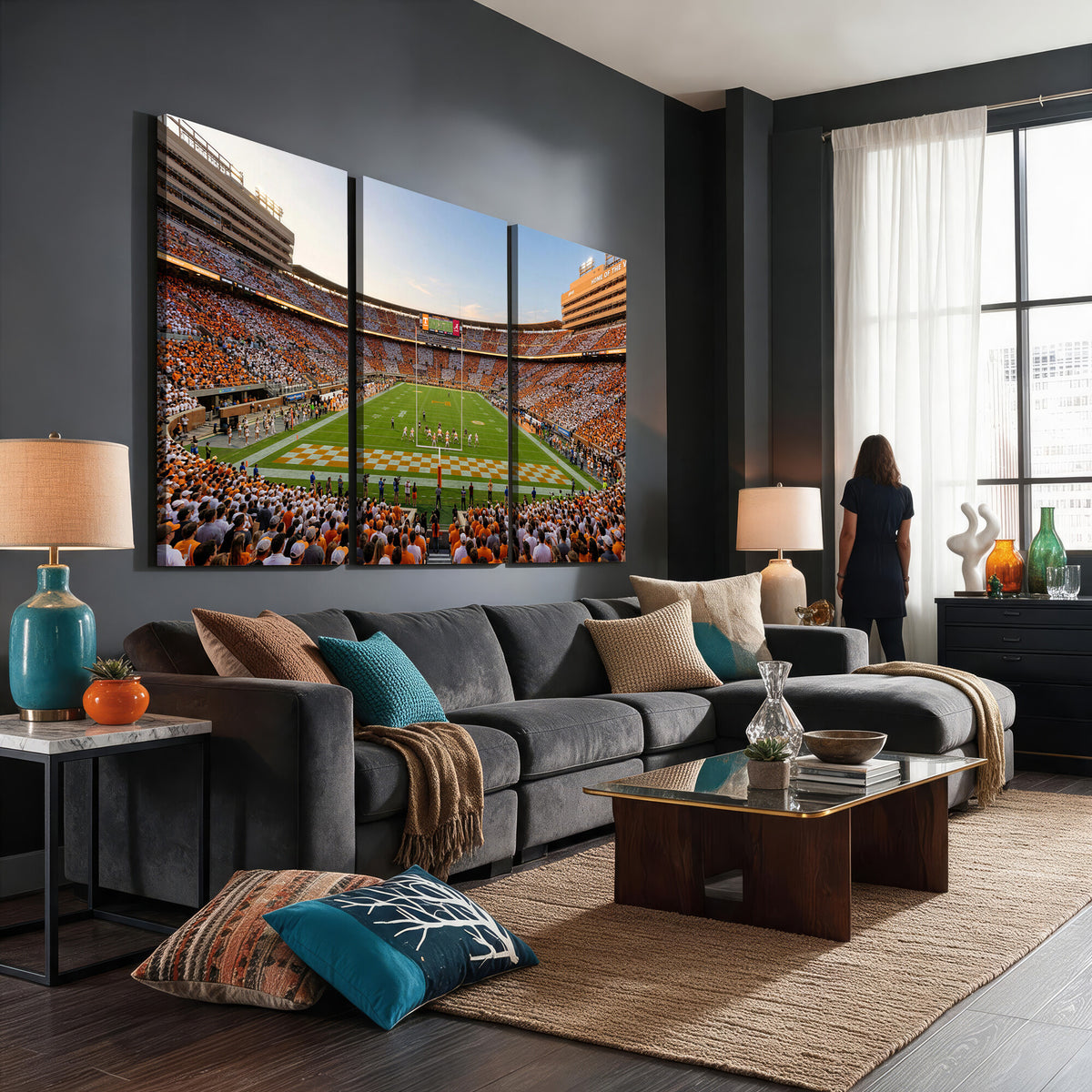 74509135-MGV-CV-36X24 - Stadium Wall Art Canvas Print