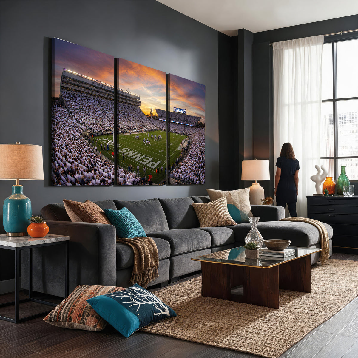 37485833-MGV-CV-36X24 - Stadium Wall Art Canvas Print