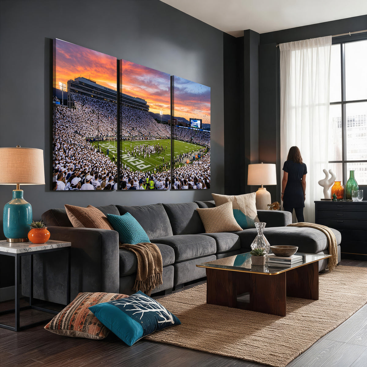 73603863-MGV-CV-36X24 - Stadium Wall Art Canvas Print