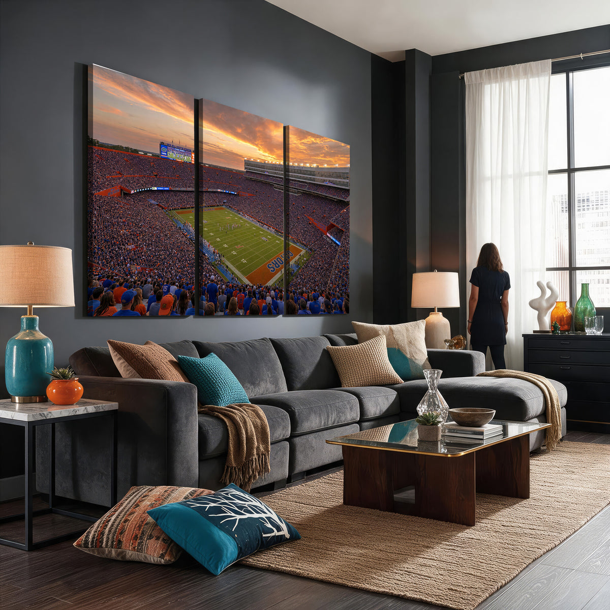 48009171-MGV-CV-36X24 - Stadium Wall Art Canvas Print