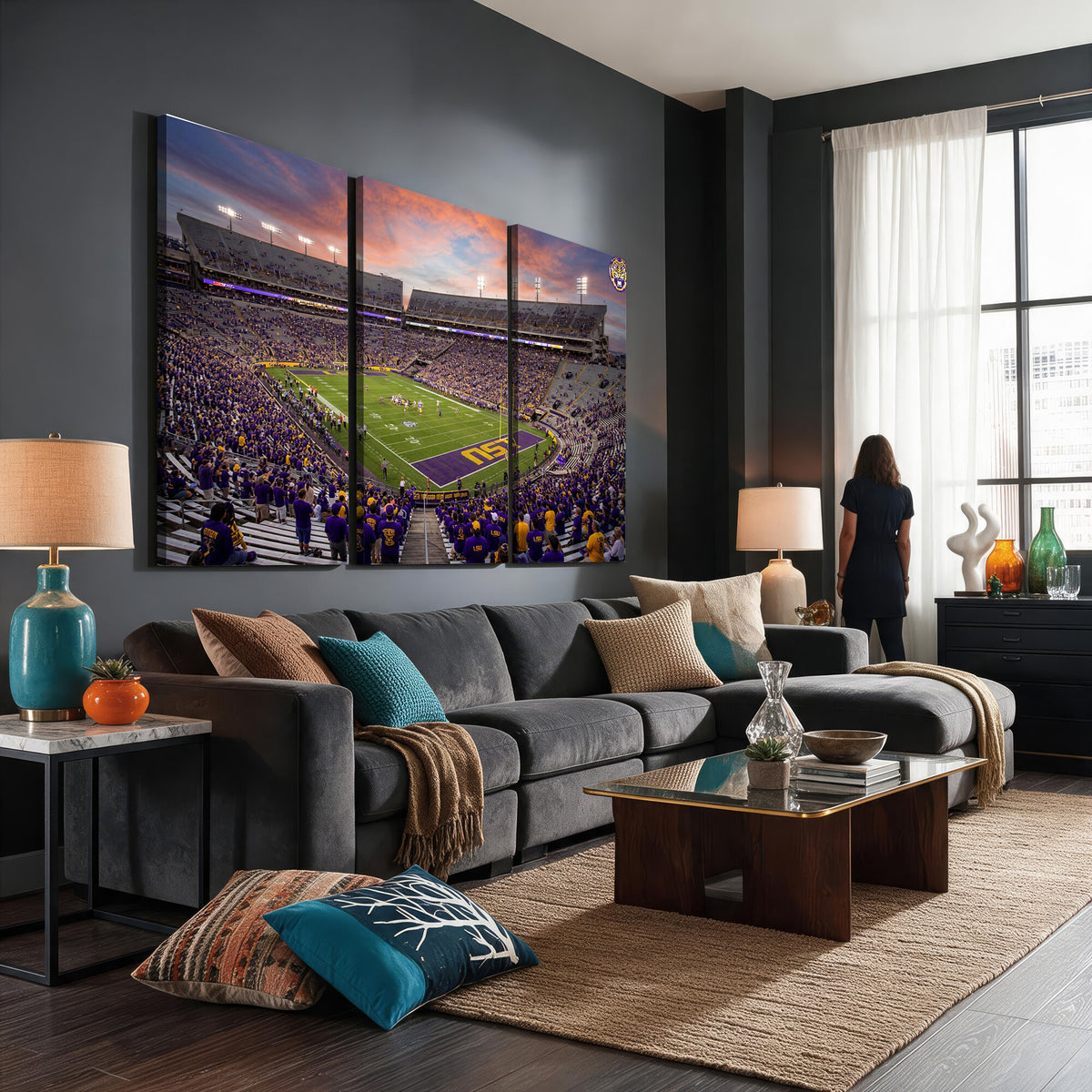 20281385-MGV-CV-36X24 - Stadium Wall Art Canvas Print