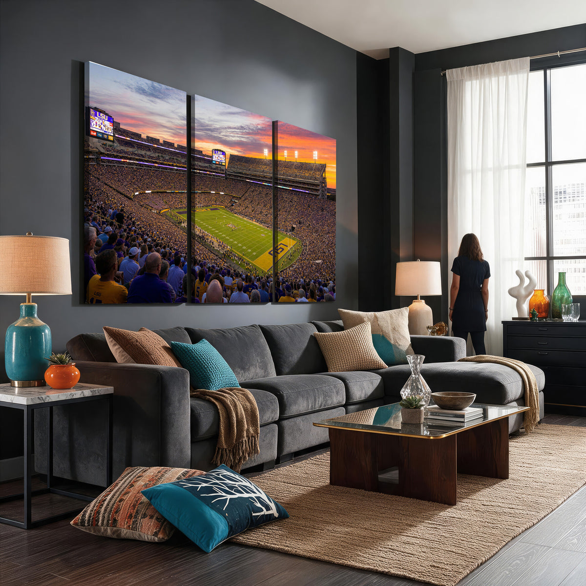 91303167-MGV-CV-36X24 - Stadium Wall Art Canvas Print