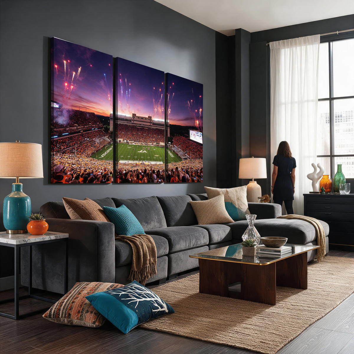 57314829-MGV-CV-36X24 - Stadium Wall Art Canvas Print