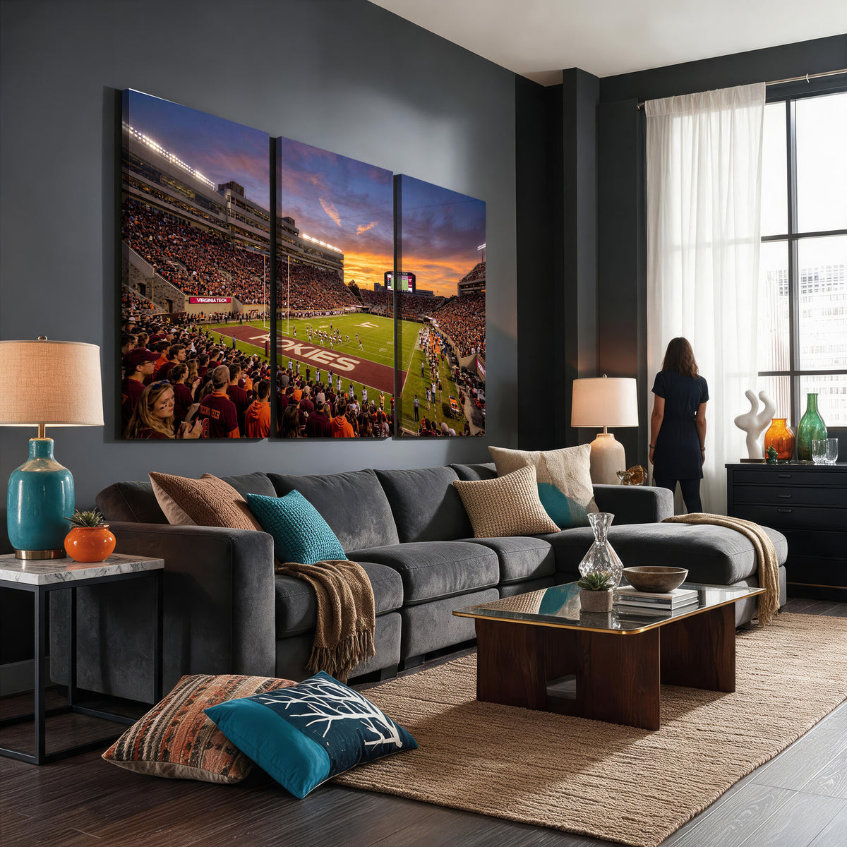 87141841-MGV-CV-36X24 - Stadium Wall Art Canvas Print