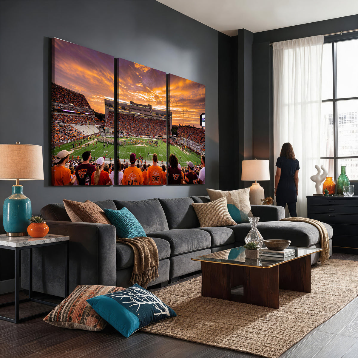 25873880-MGV-CV-36X24 - Stadium Wall Art Canvas Print