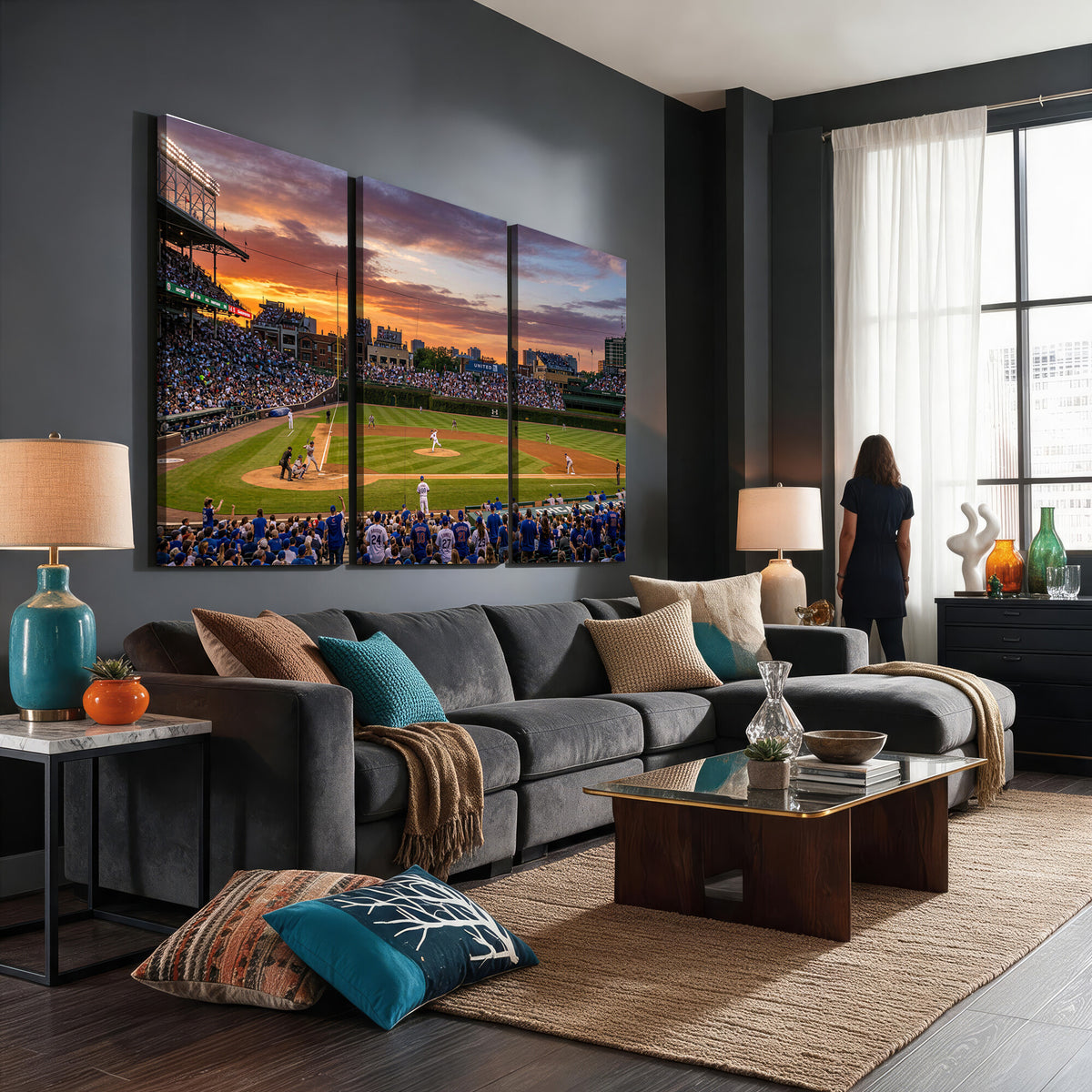 71103551-MGV-CV-36X24 - Stadium Wall Art Canvas Print