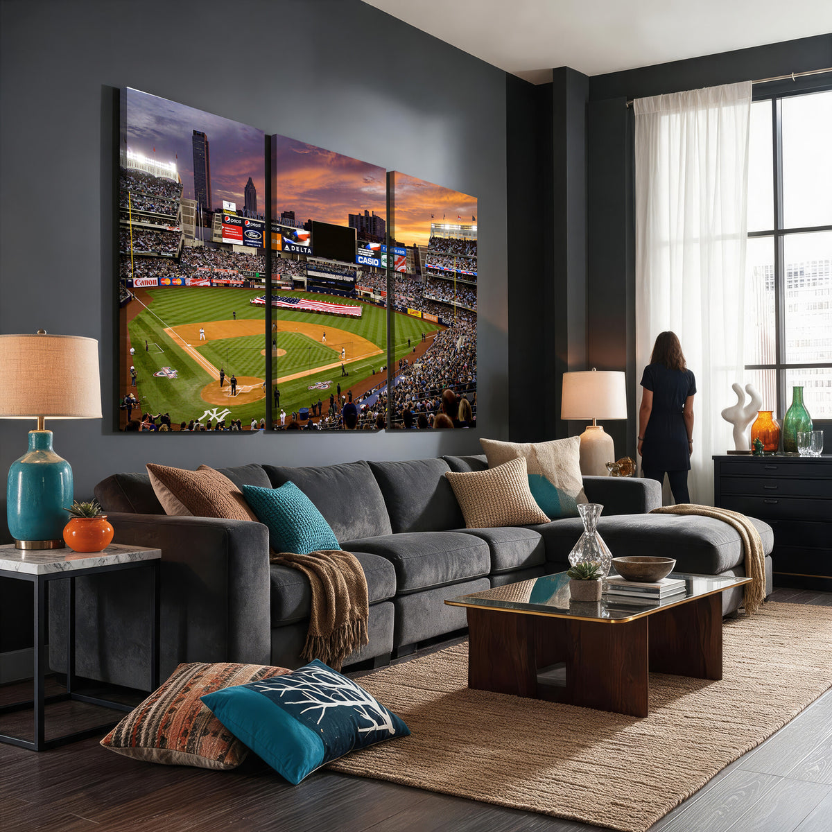 39000124-MGV-CV-36X24 - Stadium Wall Art Canvas Print