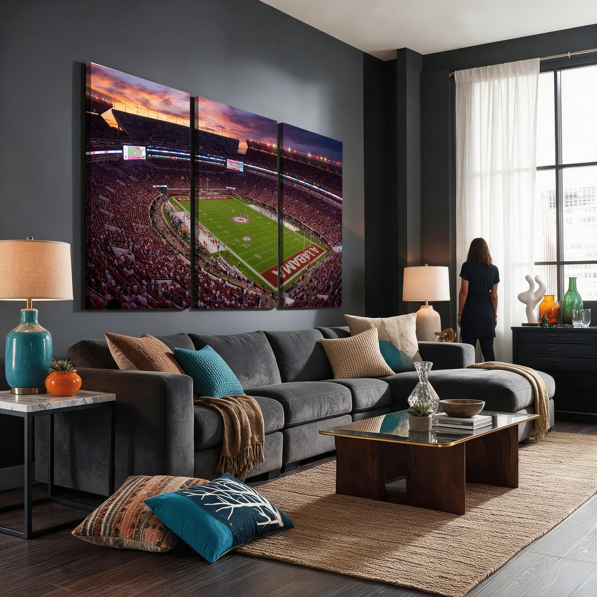 59537492-MGV-CV-36X24 - Stadium Wall Art Canvas Print