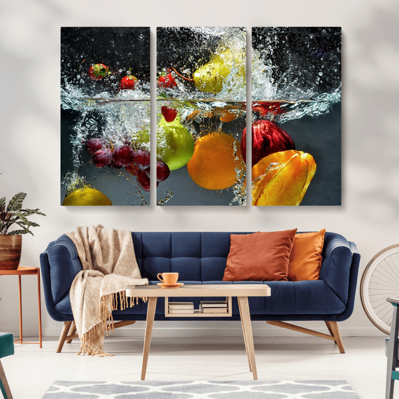 -Kithen Vegetables World Wall Art Canvas Print