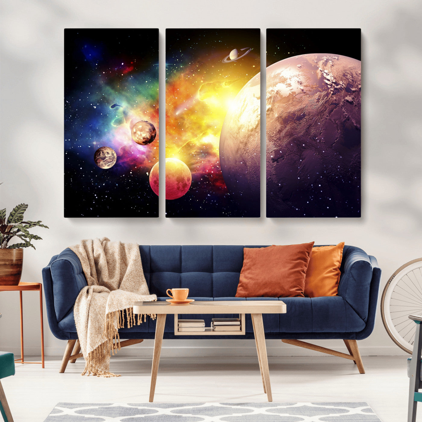 51843-MGV-CV-36X24-Space and Galaxy Canvas Print