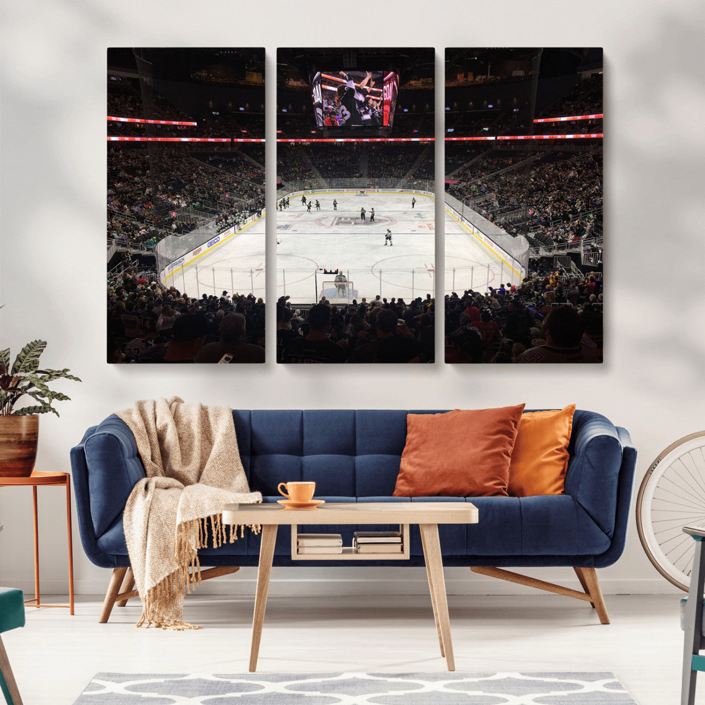 -T Mobile Arena Paradise Nevada Vegas Golden Knights Ice Hockey Stadium Canvas Print Wall Art