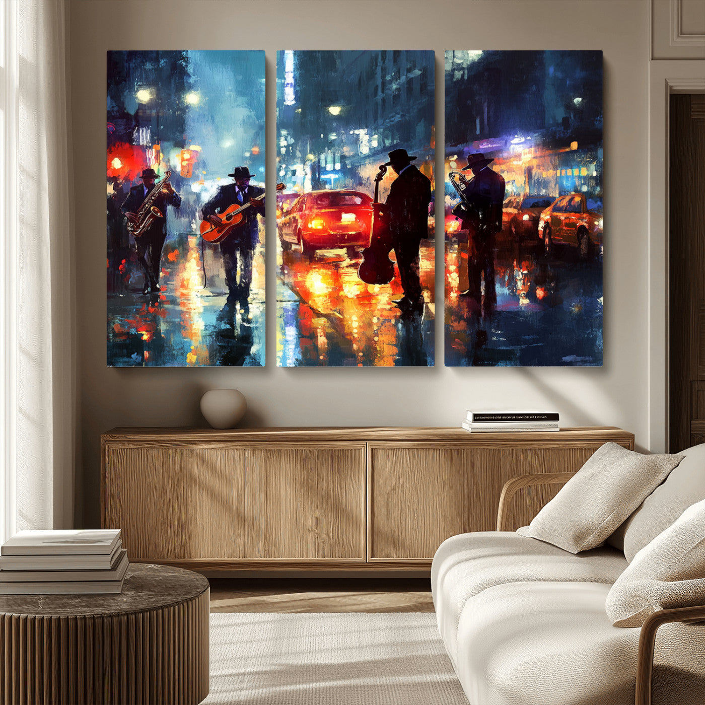 -African American Jazz Canvas - Abstract Music Wall Art Print - Abstract Jazz Wall Art Framed Prints