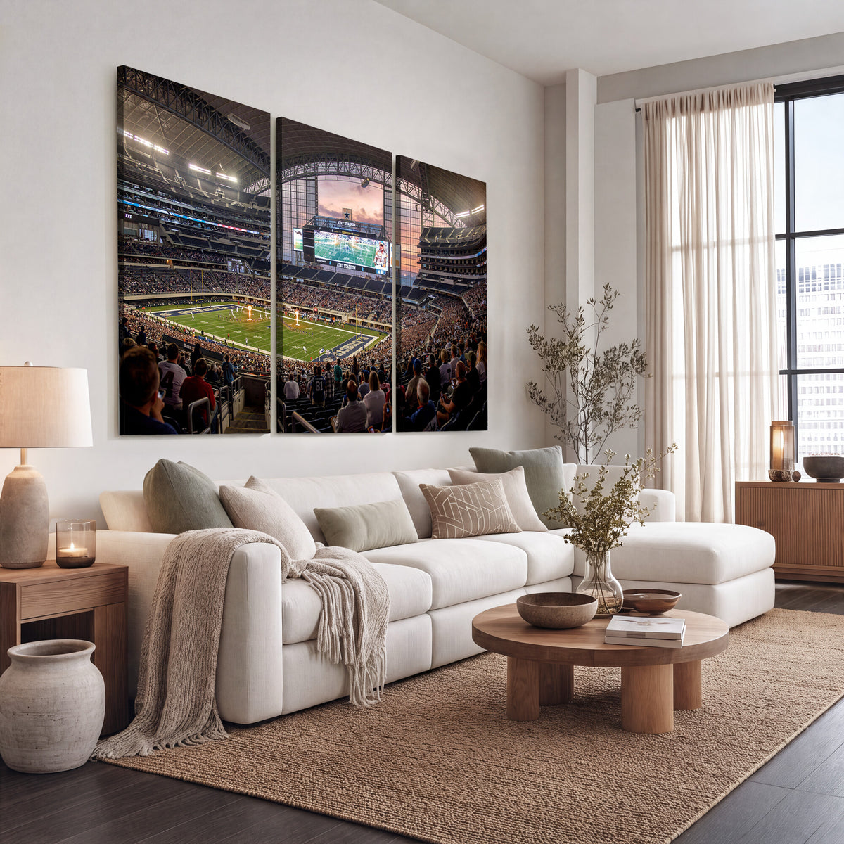 61524160-MGV-CV-36X24 - Stadium Wall Art Canvas Print