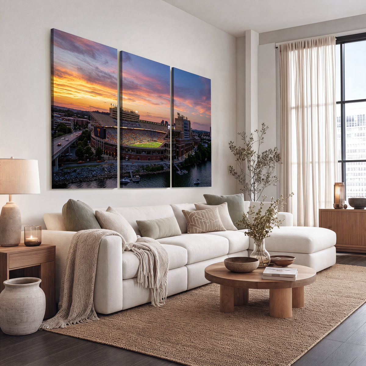 61093642-MGV-CV-36X24 - Stadium Wall Art Canvas Print
