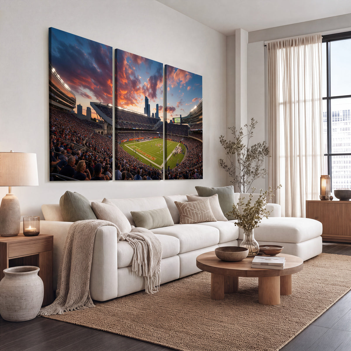 21104528-MGV-CV-36X24 - Stadium Wall Art Canvas Print
