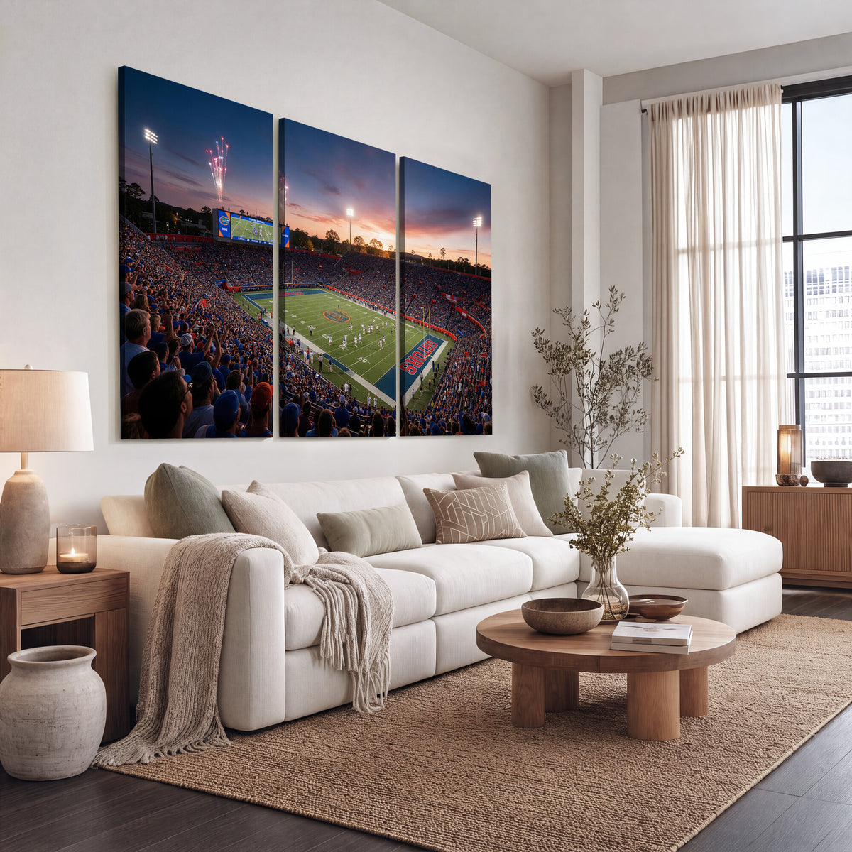 76151234-MGV-CV-36X24 - Stadium Wall Art Canvas Print