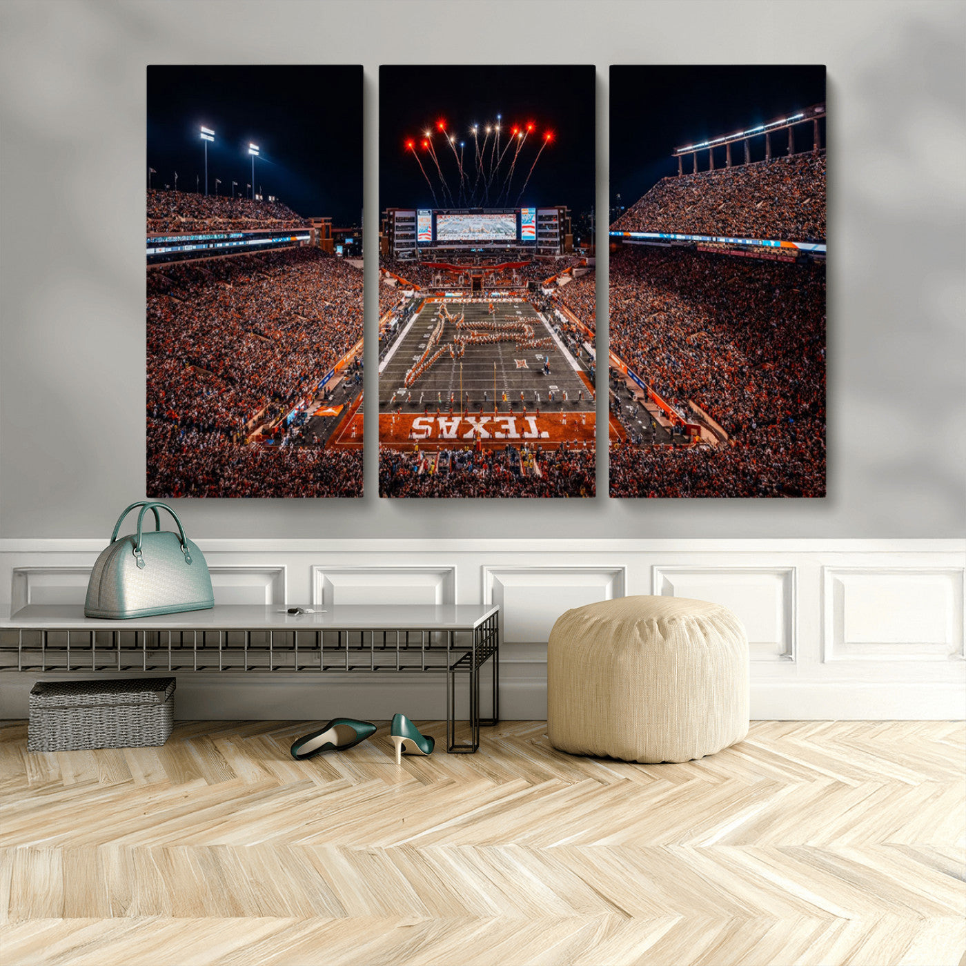 58778-MGV-CV-48X32-3P-Texas Memorial Stadium Wall Art Canvas Print