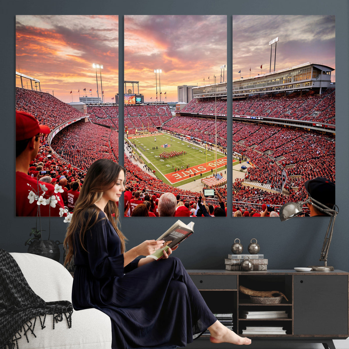 94754966-MGV-CV-36X24 - Stadium Wall Art Canvas Print