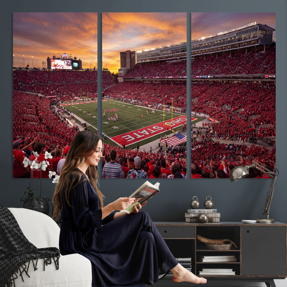 36125328-MGV-CV-36X24 - Stadium Wall Art Canvas Print