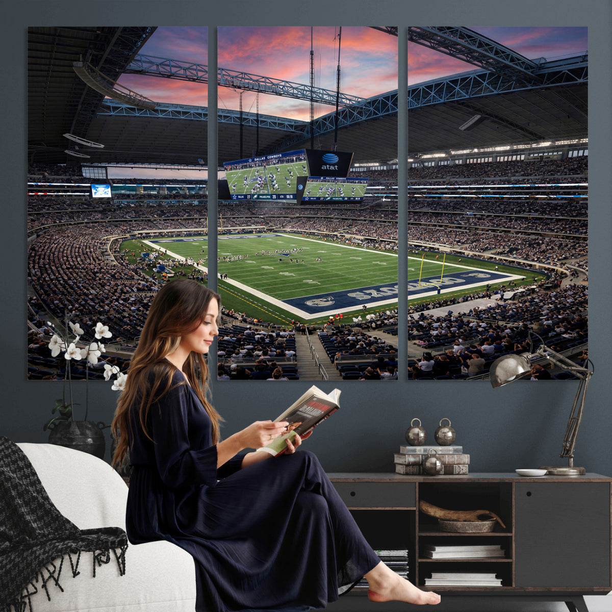 11530179-MGV-CV-36X24 - Stadium Wall Art Canvas Print