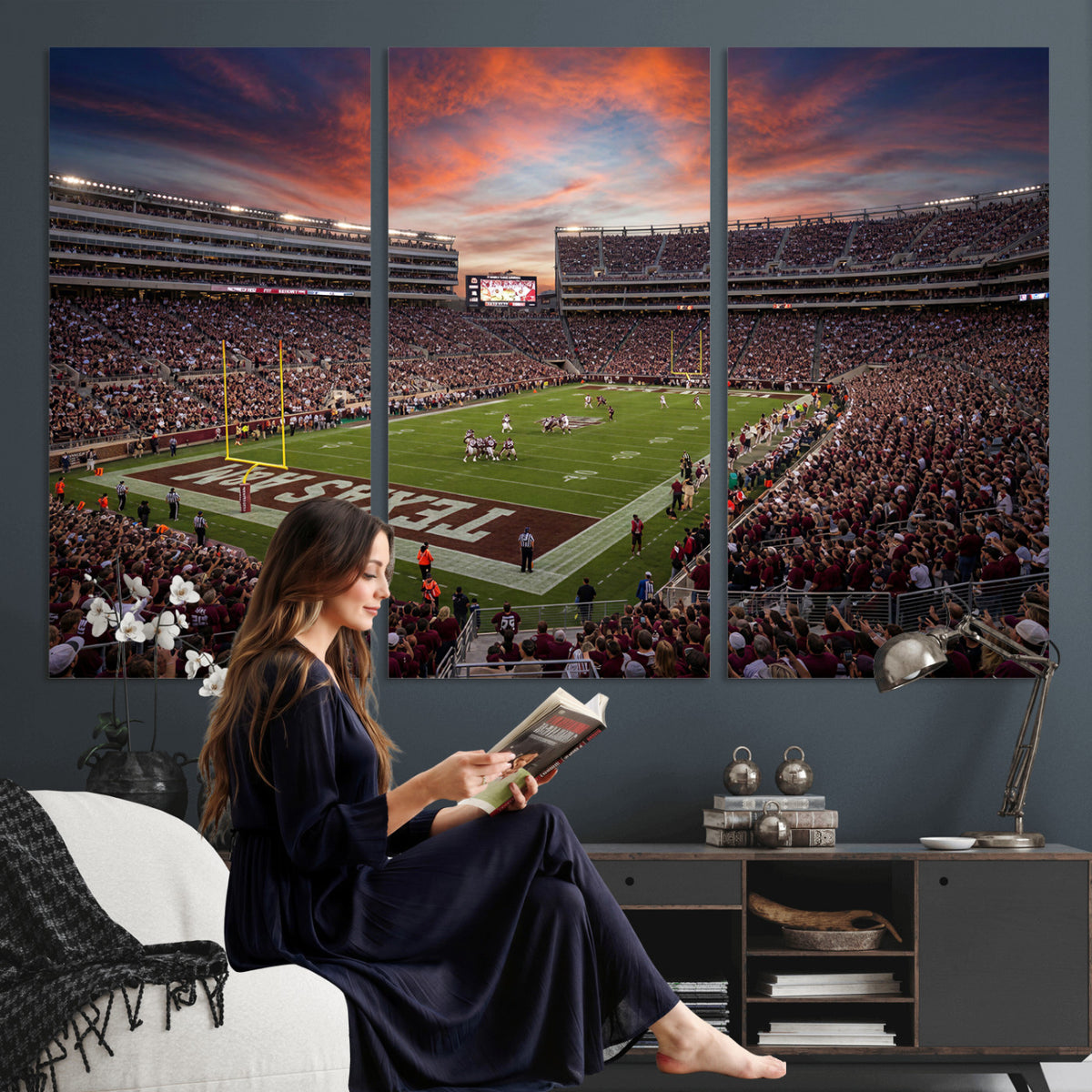 44328991-MGV-CV-36X24 - Stadium Wall Art Canvas Print
