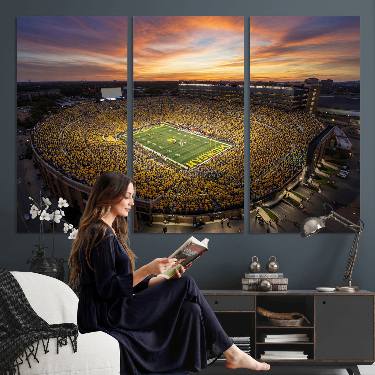 64902586-MGV-CV-36X24 - Stadium Wall Art Canvas Print