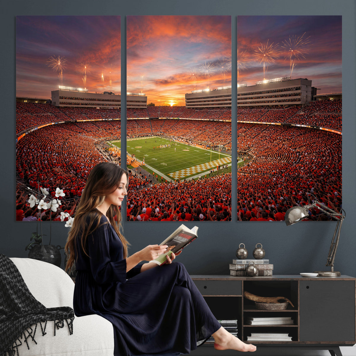 66964685-MGV-CV-36X24 - Stadium Wall Art Canvas Print