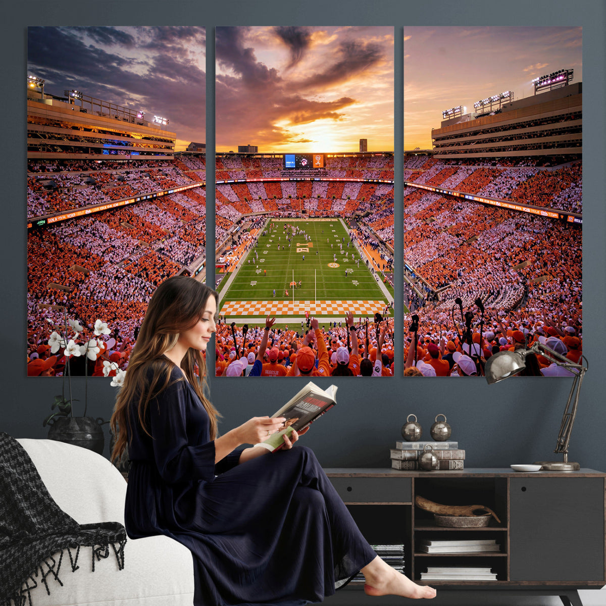 68184875-MGV-CV-36X24 - Stadium Wall Art Canvas Print