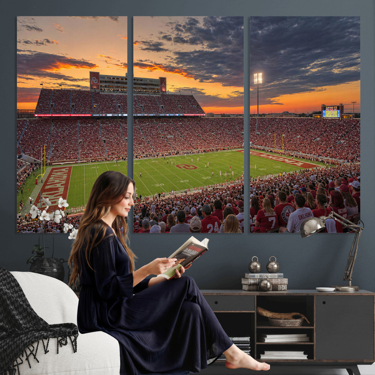 75444407-MGV-CV-36X24 - Stadium Wall Art Canvas Print