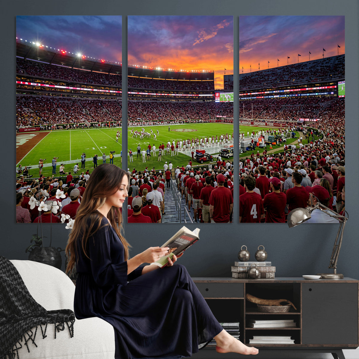 47822048-MGV-CV-36X24 - Stadium Wall Art Canvas Print