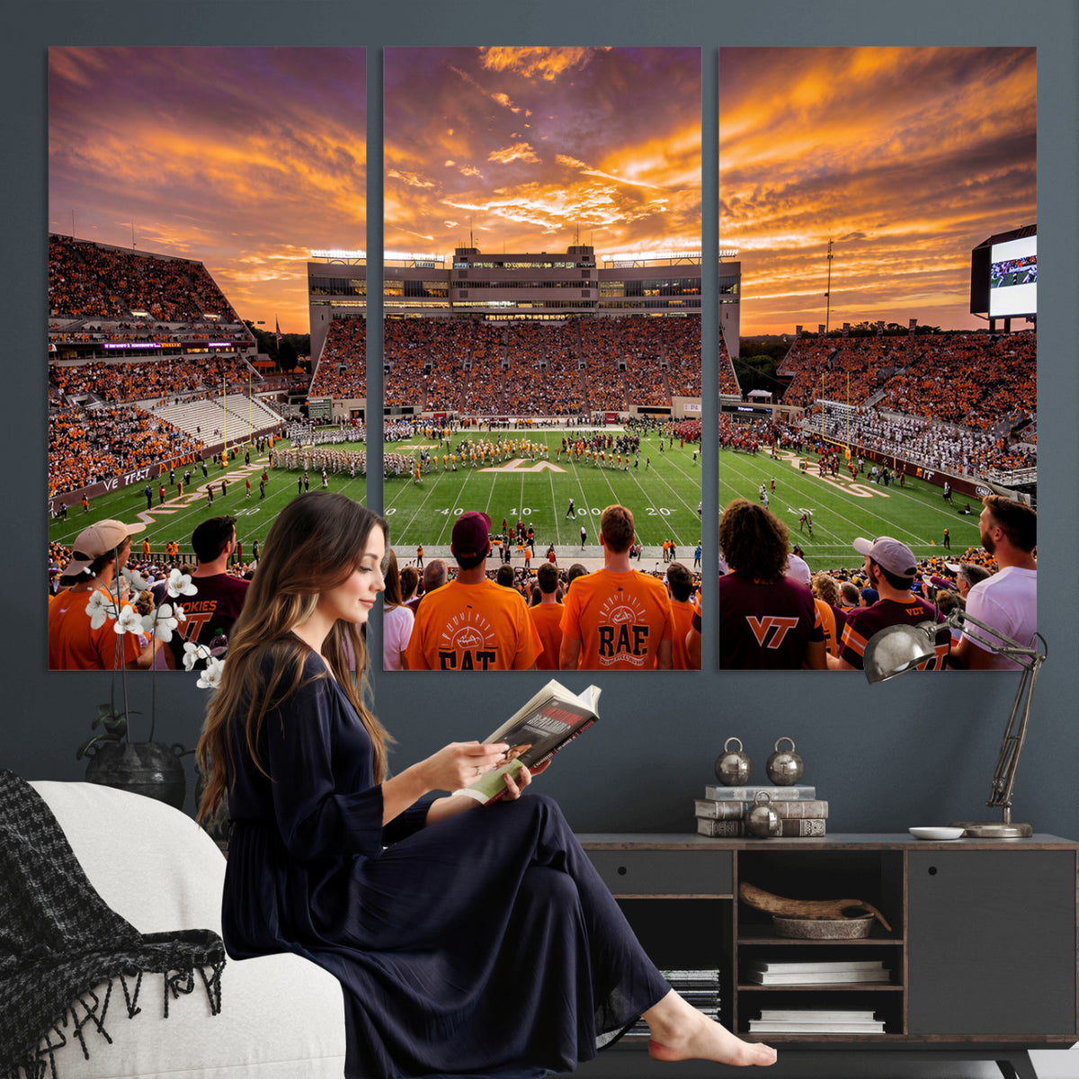 25873880-MGV-CV-36X24 - Stadium Wall Art Canvas Print