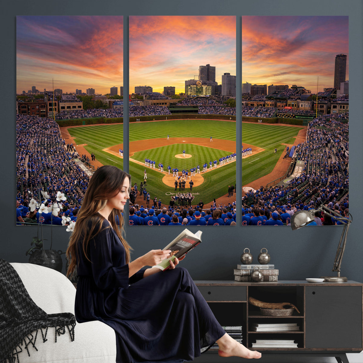 42812246-MGV-CV-36X24 - Stadium Wall Art Canvas Print