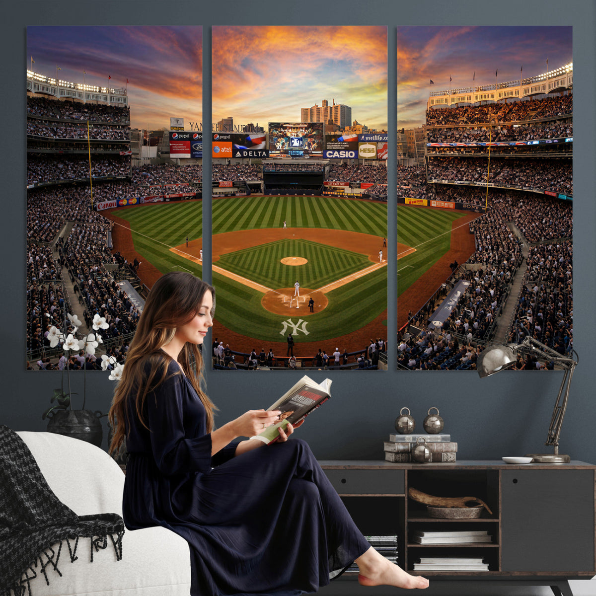71157927-MGV-CV-36X24 - Stadium Wall Art Canvas Print