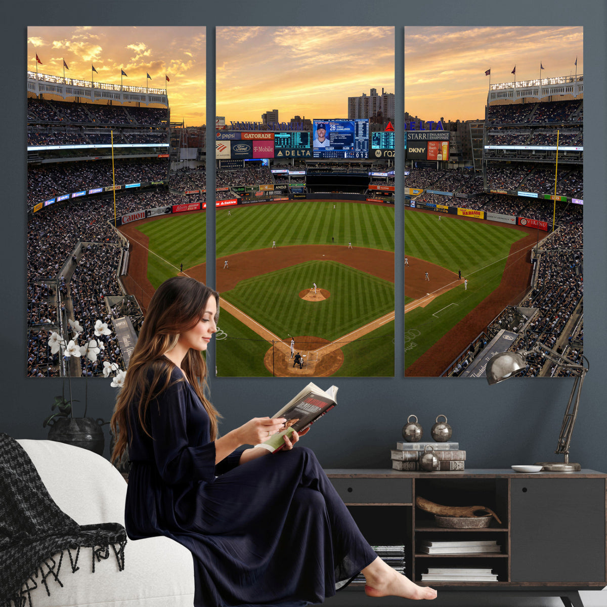 17396699-MGV-CV-36X24 - Stadium Wall Art Canvas Print