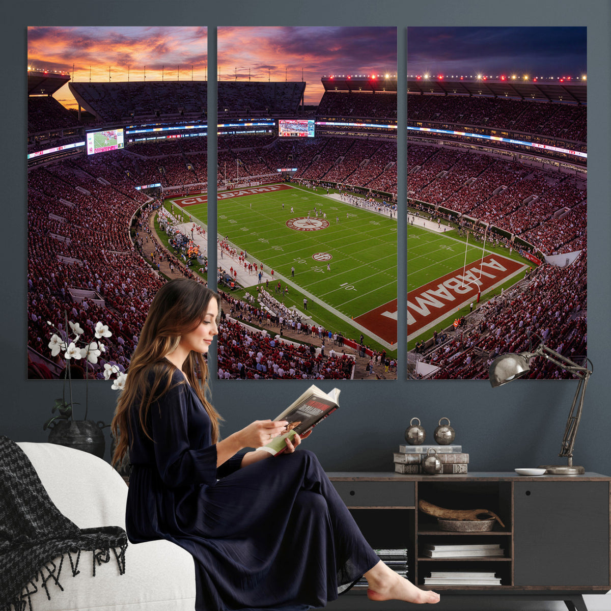 59537492-MGV-CV-36X24 - Stadium Wall Art Canvas Print