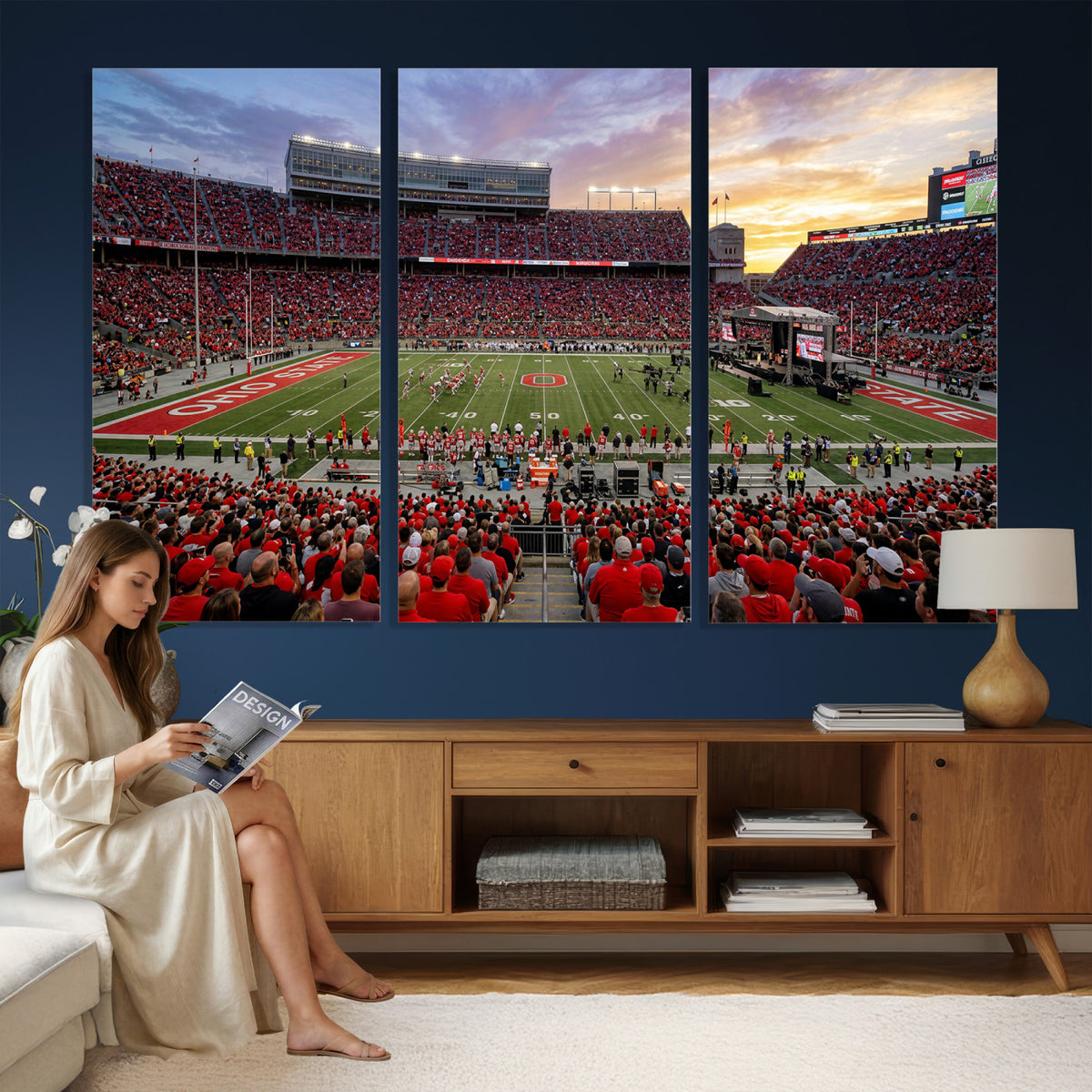 23196993-MGV-CV-36X24 - Stadium Wall Art Canvas Print