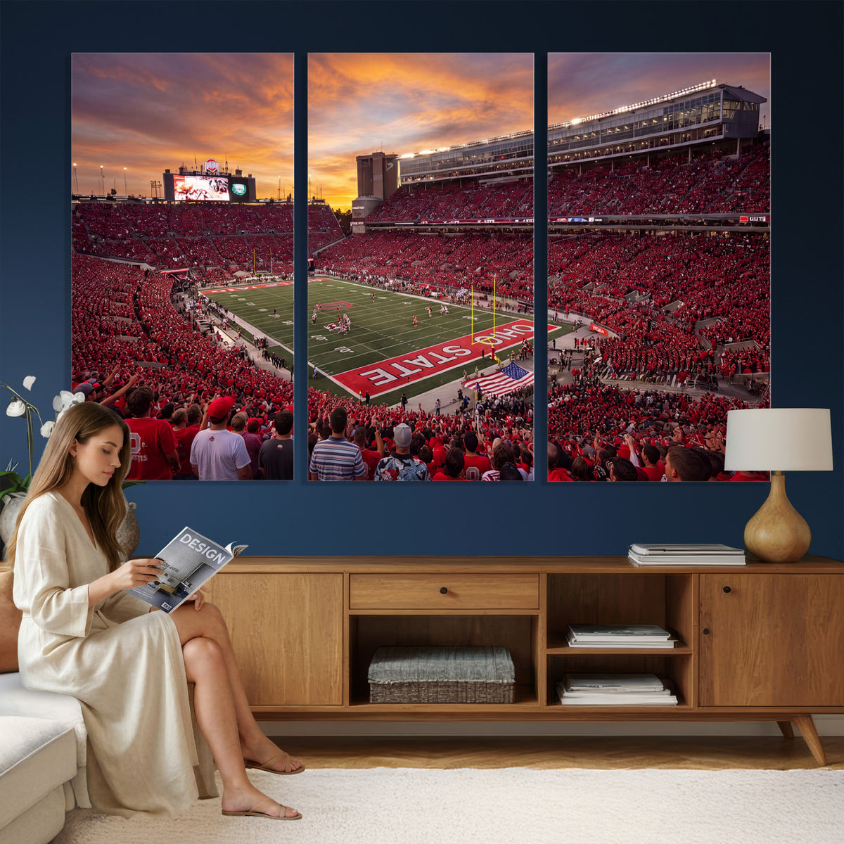 36125328-MGV-CV-36X24 - Stadium Wall Art Canvas Print