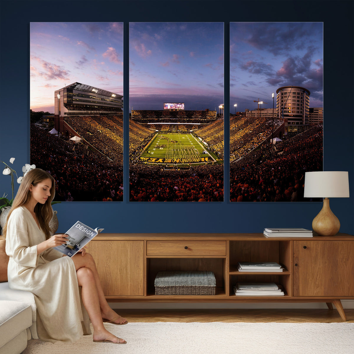 49683861-MGV-CV-36X24 - Stadium Wall Art Canvas Print