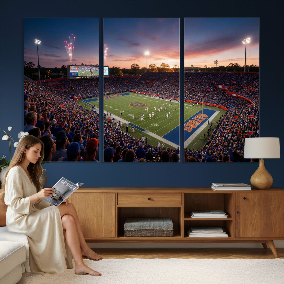 42817292-MGV-CV-36X24 - Stadium Wall Art Canvas Print