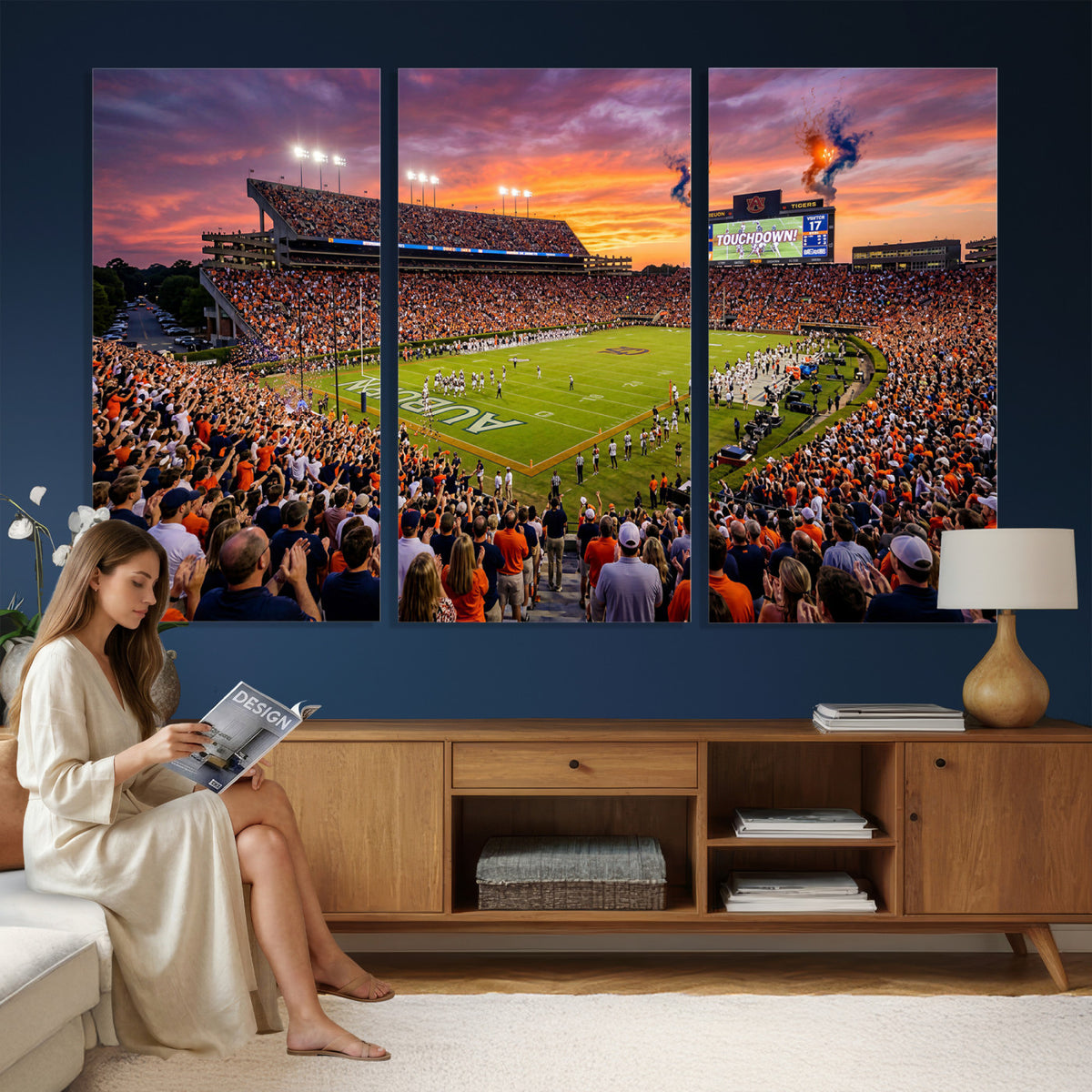 77756715-MGV-CV-36X24 - Stadium Wall Art Canvas Print