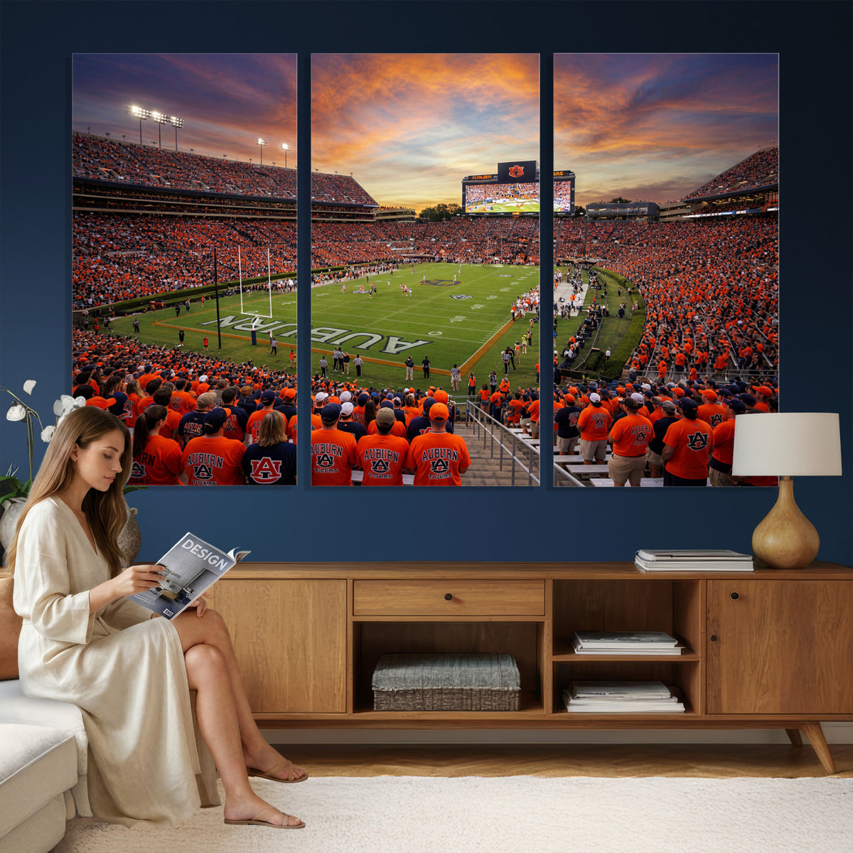46347891-MGV-CV-36X24 - Stadium Wall Art Canvas Print