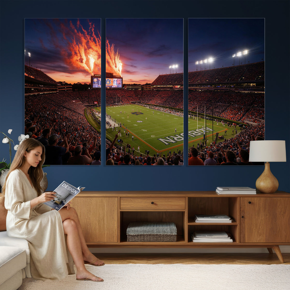 30686080-MGV-CV-36X24 - Stadium Wall Art Canvas Print