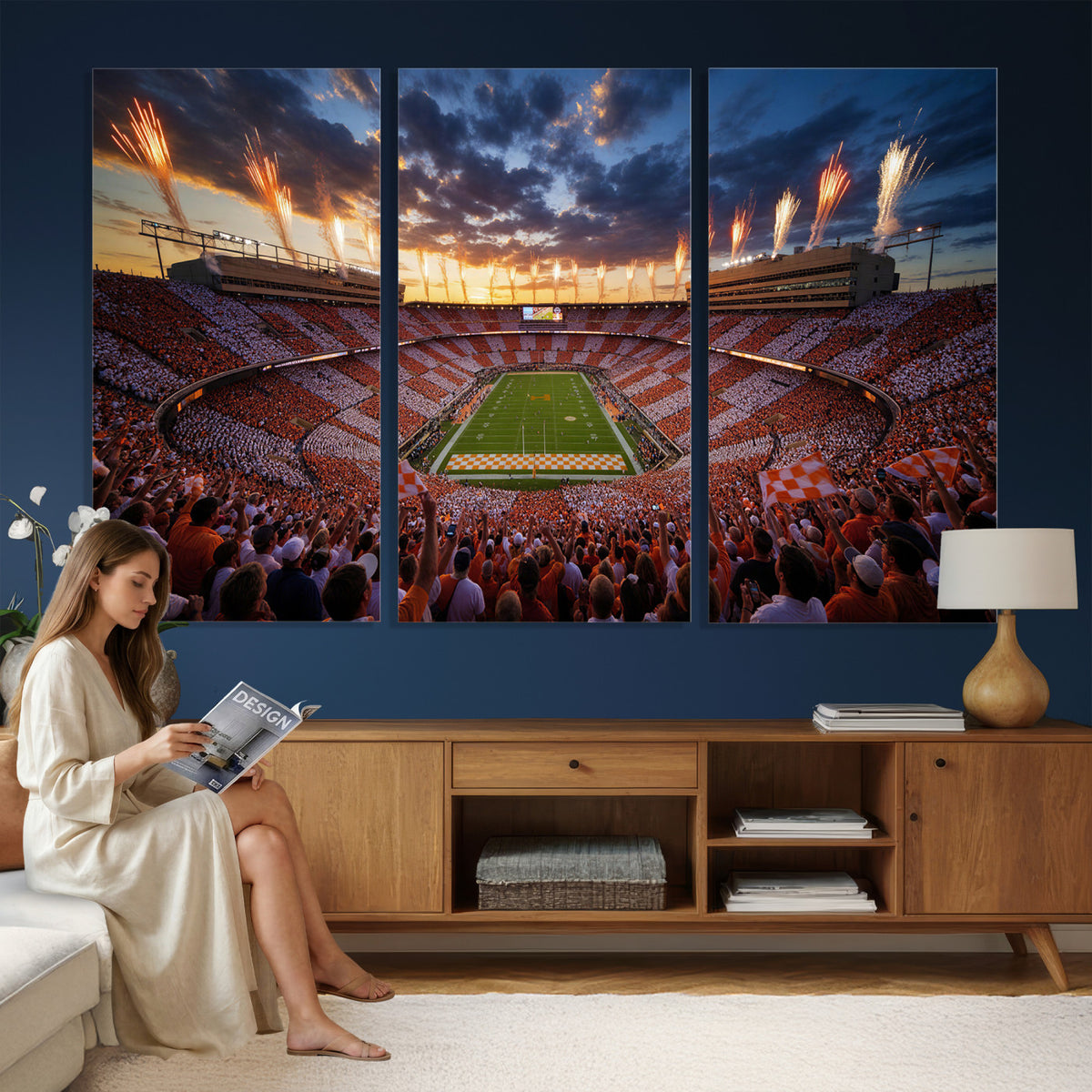 29672818-MGV-CV-36X24 - Stadium Wall Art Canvas Print