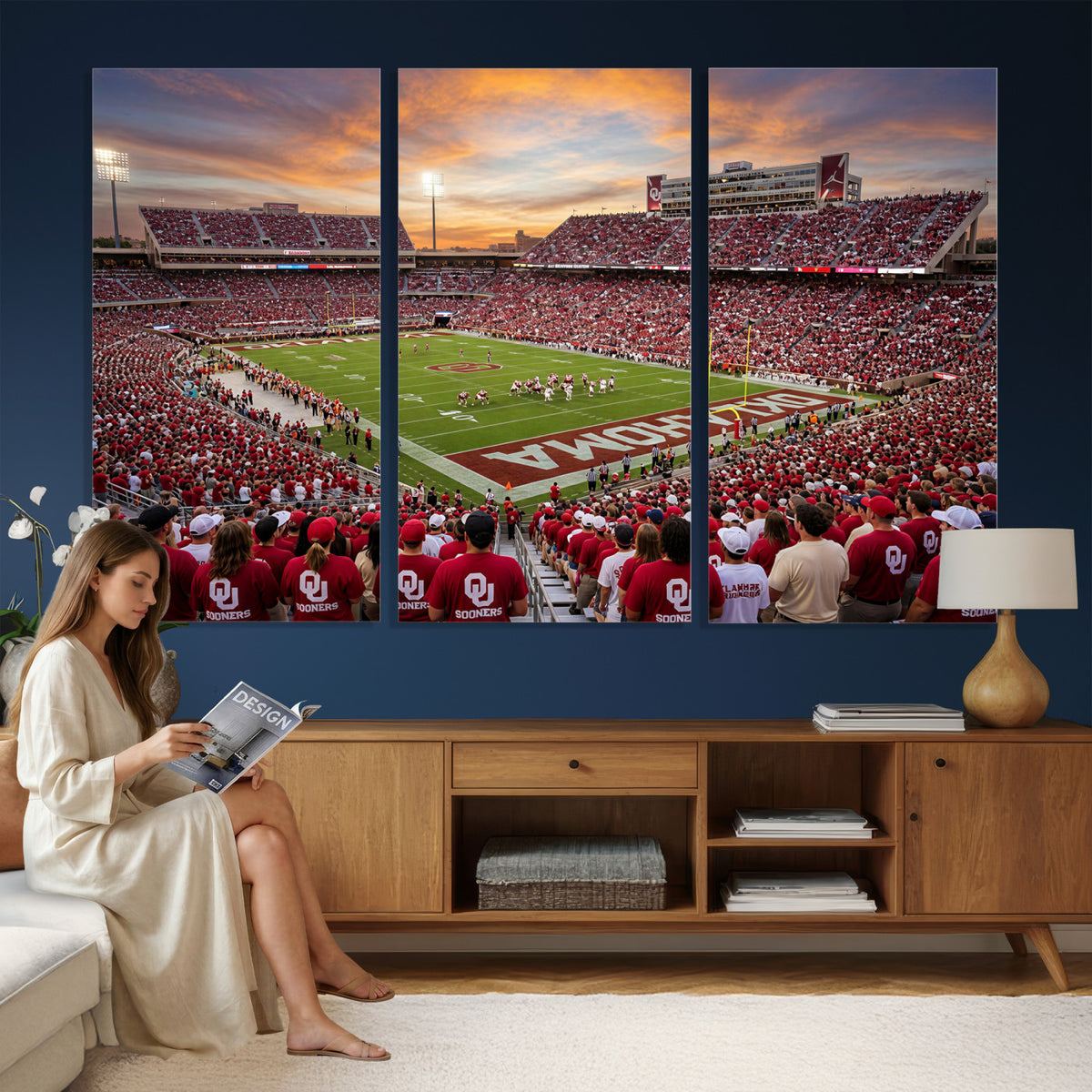 92718741-MGV-CV-36X24 - Stadium Wall Art Canvas Print