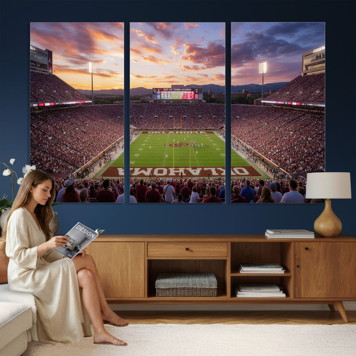 18509931-MGV-CV-36X24 - Stadium Wall Art Canvas Print